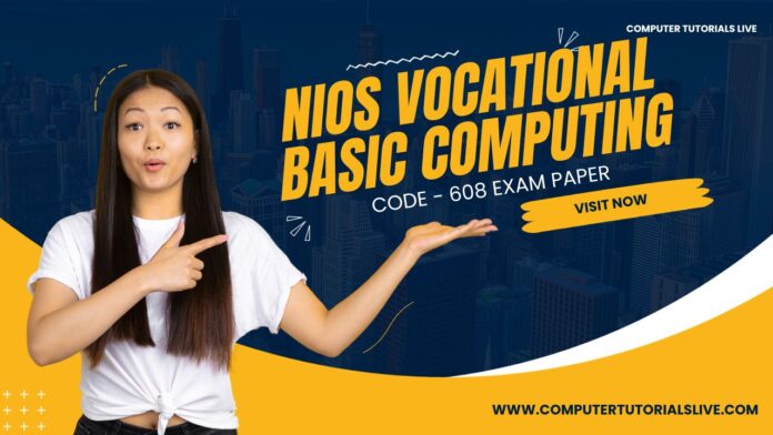 Basic Computer NIOS November 2018 Exam Paper Download PDF